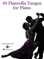 Book Cover for 40 Piazzolla Tangos for Piano by Astor Piazzolla