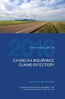 Book Cover for Canadian Insurance Claims Directory 2016 by Gwen Peroni