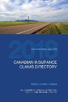 Book Cover for Canadian Insurance Claims Directory 2018 by Gwen Peroni