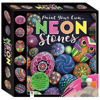 Book Cover for Paint Your Own Neon Stones Box Set by Hinkler Pty Ltd