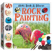 Book Cover for Hide and Seek Rock Painting Kit by Hinkler Pty Ltd