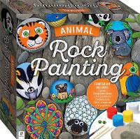 Book Cover for Animal Rock Painting Box Set by Katie Cameron