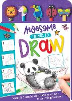 Book Cover for Awesome Things to Draw 5-Pencil Set by Hinkler Pty Ltd