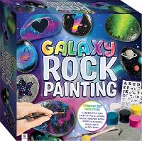 Book Cover for Galaxy Rock Painting by Hinkler Pty Ltd, Alexandra Thomas