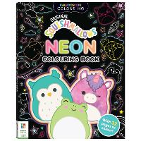 Book Cover for Kaleidoscope Squishmallows Neon Colouring Book by Hinkler Pty Ltd