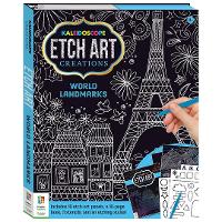 Book Cover for Kaleidoscope Etch Art Creations: World Landmarks by Hinkler Pty Ltd