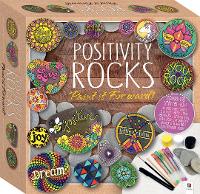 Book Cover for Positivity Rocks Kit Box Set by Hinkler Pty Ltd