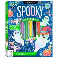 Book Cover for Kaleidoscope Spooky Colouring Kit by Hinkler Pty Ltd