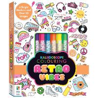 Book Cover for Kaleidoscope Colouring Kit Retro Vibes by Hinkler Pty Ltd