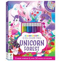 Book Cover for Kaleidoscope Colouring Kit Unicorn Forest by Hinkler Pty Ltd