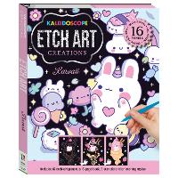 Book Cover for Kaleidoscope Etch Art Creations Kawaii by Hinkler Pty Ltd