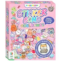 Book Cover for Kaleidoscope Sticker Bomb Cool Kawaii by Hinkler Pty Ltd