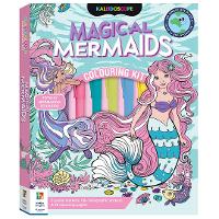 Book Cover for Kaleidoscope Colouring Kit Pastel Mermaids and More by Hinkler Pty Ltd