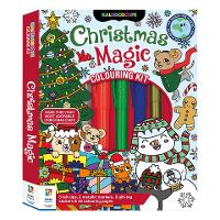 Book Cover for Kaleidoscope Colouring Kit Christmas Magic by Hinkler Pty Ltd