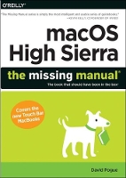 Book Cover for macOS High Sierra - The Missing Manual by David Pogue