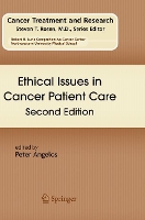 Book Cover for Ethical Issues in Cancer Patient Care by Peter Angelos