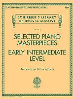 Book Cover for Selected Piano Masterpieces - Early Intermediate by Hal Leonard Publishing Corporation