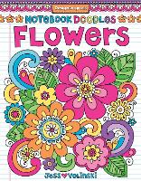 Book Cover for Notebook Doodles Flowers by Jess Volinski