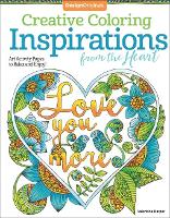 Book Cover for Creative Coloring Inspirations from the Heart by Valentina Harper