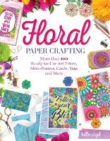 Book Cover for Hello Angel Floral Papercrafting by Angelea Van Dam