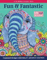 Book Cover for Hello Angel Fun & Fantastic Animals Adult Coloring Collection by Angelea Van Dam