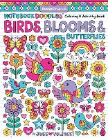 Book Cover for Notebook Doodles Birds, Blooms and Butterflies by Jess Volinski