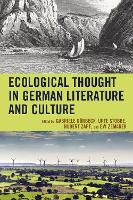 Book Cover for Ecological Thought in German Literature and Culture by Gabriele Duerbeck