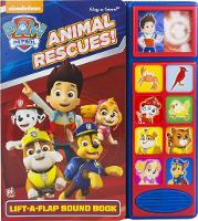 Book Cover for Nickelodeon PAW Patrol: Animal Rescues! Lift-a-Flap Sound Book by PI Kids
