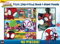 Book Cover for Disney Junior Mavel Spidy & His Amazing Friends First Look & Find Book & Giant Puzzle by P I Kids
