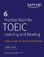 Book Cover for 6 Practice Tests for TOEIC Listening and Reading by Kaplan Test Prep