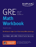 Book Cover for GRE Math Workbook by Kaplan Test Prep