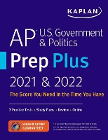 Book Cover for AP U.S. Government & Politics Prep Plus 2021 & 2022 by Kaplan Test Prep