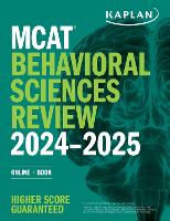 Book Cover for MCAT Behavioral Sciences Review 2024-2025 by Kaplan Test Prep