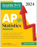 Book Cover for AP Statistics Premium, 2024: 9 Practice Tests + Comprehensive Review + Online Practice by Martin Sternstein