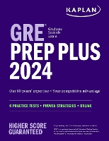 Book Cover for GRE Prep Plus 2024 by Kaplan Test Prep