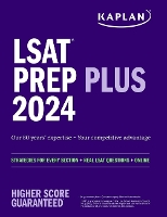 Book Cover for LSAT Prep Plus 2024: Strategies for Every Section + Real LSAT Questions + Online by Kaplan Test Prep