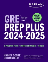 Book Cover for GRE Prep Plus 2024-2025 - Updated for the New GRE: 6 Practice Tests + Live Classes + Online Question Bank and Video Explanations by Kaplan Test Prep