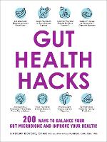 Book Cover for Gut Health Hacks by Lindsay Boyers, Murdoc, MD Khaleghi