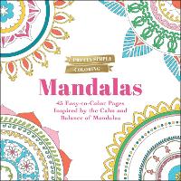 Book Cover for Pretty Simple Coloring: Mandalas by Adams Media