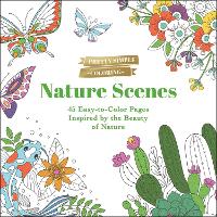 Book Cover for Pretty Simple Coloring: Nature Scenes by Adams Media