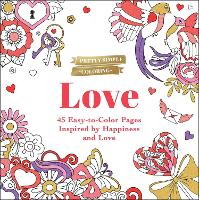 Book Cover for Pretty Simple Coloring: Love by Adams Media