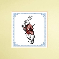 Book Cover for The Macmillan Alice: White Rabbit Print by Lewis Carroll