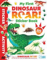 Book Cover for My First Dinosaur Roar! Sticker Book by Henrietta Stickland