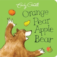 Book Cover for Orange Pear Apple Bear by Emily Gravett