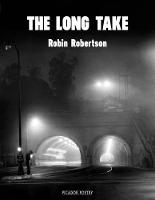 Book Cover for The Long Take by Robin Robertson