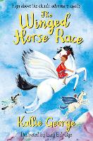 Book Cover for The Winged Horse Race by Kallie George