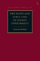 Book Cover for The Scope and Structure of Unjust Enrichment by Duncan (University of Leeds, UK) Sheehan