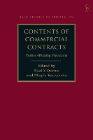 Book Cover for Contents of Commercial Contracts by Paul S (University College London, UK) Davies