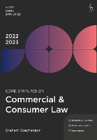 Book Cover for Core Statutes on Commercial & Consumer Law 2022-23 by Graham Stephenson