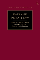 Book Cover for Data and Private Law by Dr Damian Clifford